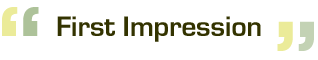 First Impression Quotes