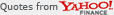 Stock quotes from Yahoo! Finance