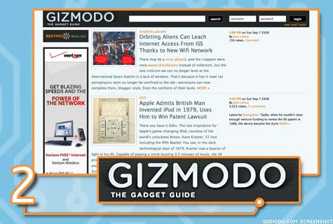Top 10 Gadget Sites