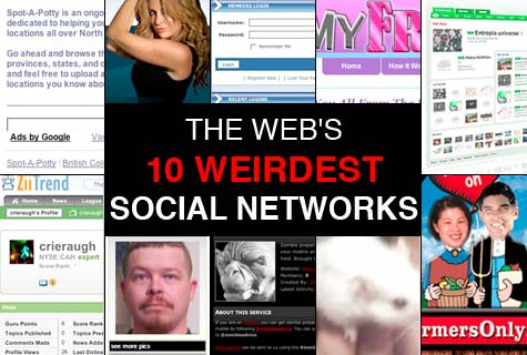 The Web's 10 Weirdest Social Networks