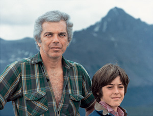 Ralph and David, pictured here in 1982, at the RRL Ranch in Ridgway, Colorado