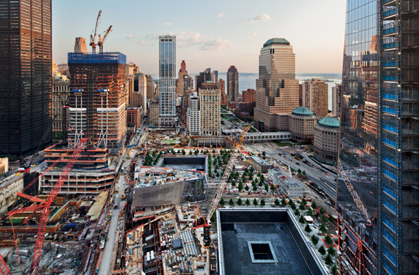 World Trade Center Construction | Photo by Ofer Wolberger