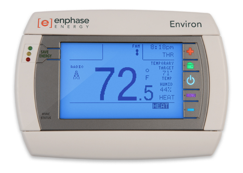 Enphase smart thermostat