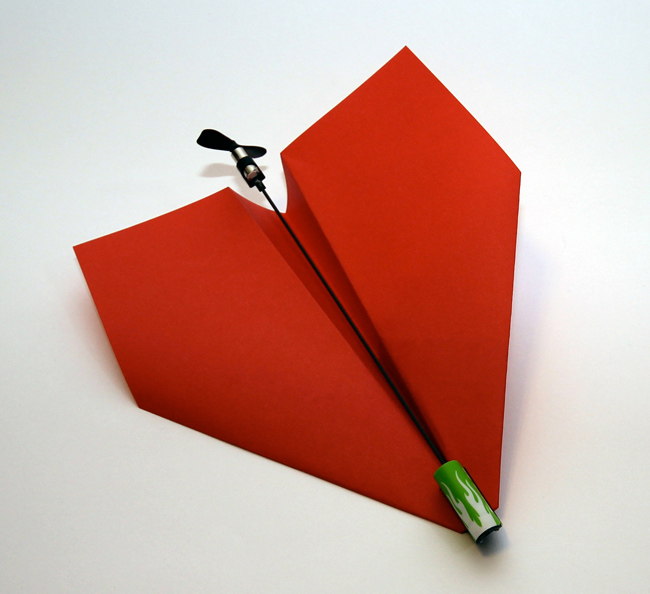 Paper-electric-plane