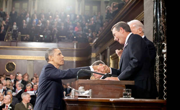 President Obama at State of the Union address