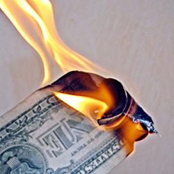 Burning Dollar