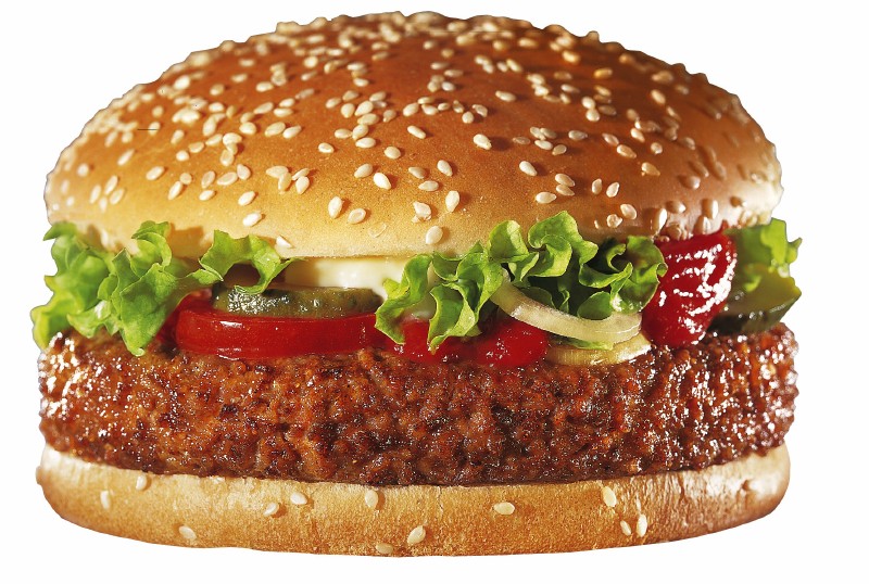 Junk food burger obesity