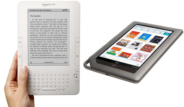 Kindle and Nook e-readers