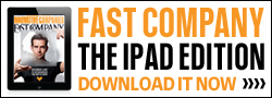 Fast Company iPad edition promotion
