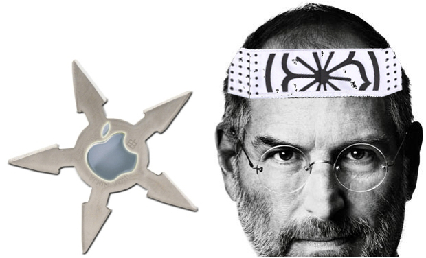 Steve Jobs as Ninja