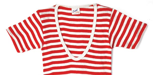 Bona Drag Red Striped Shirt