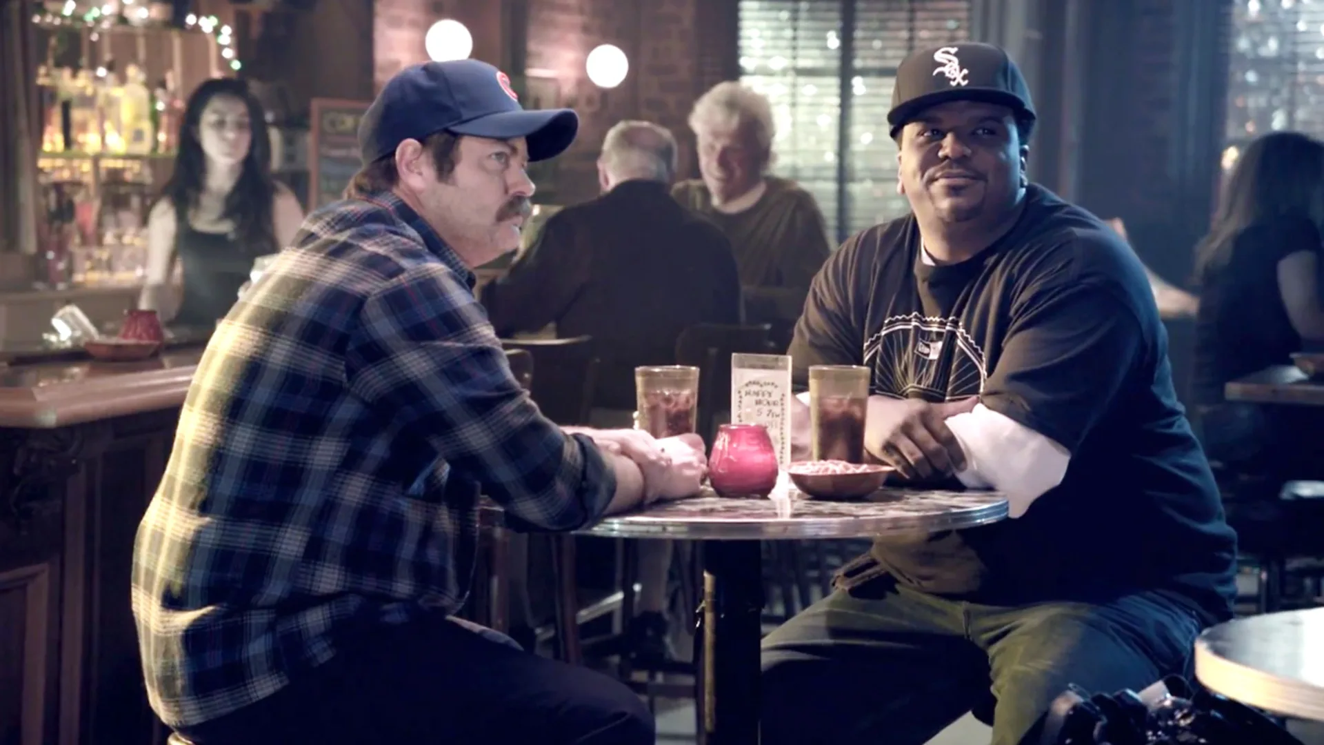 Nick Offerman & Craig Robinson Continue ChiTown Showdown In New Era Ad