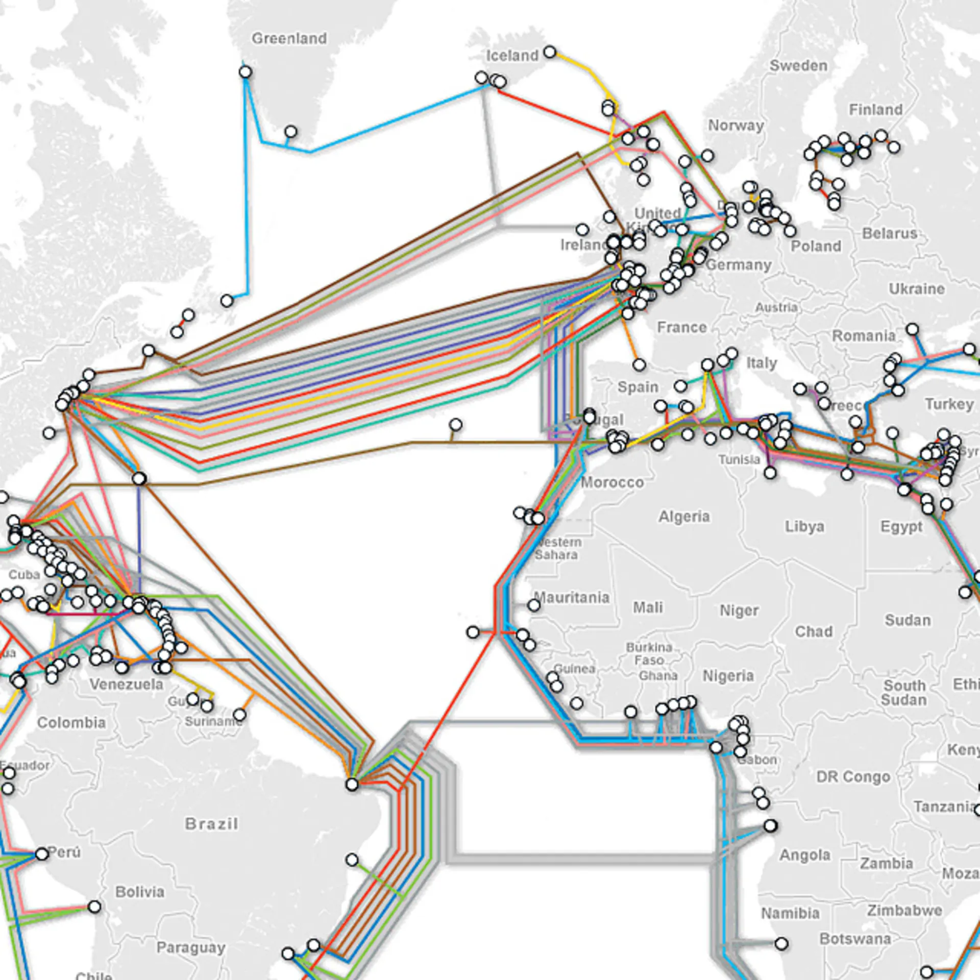 Infographic Of The Day The Really Is A Series Of Tubes Fast