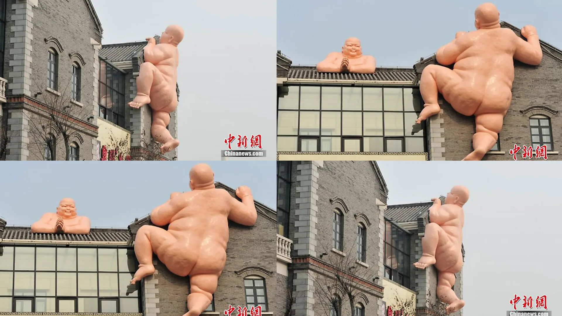 Chinese Twitter Removed Two Giant, Naked Buddhas From The Top of This  Building - Fast Company