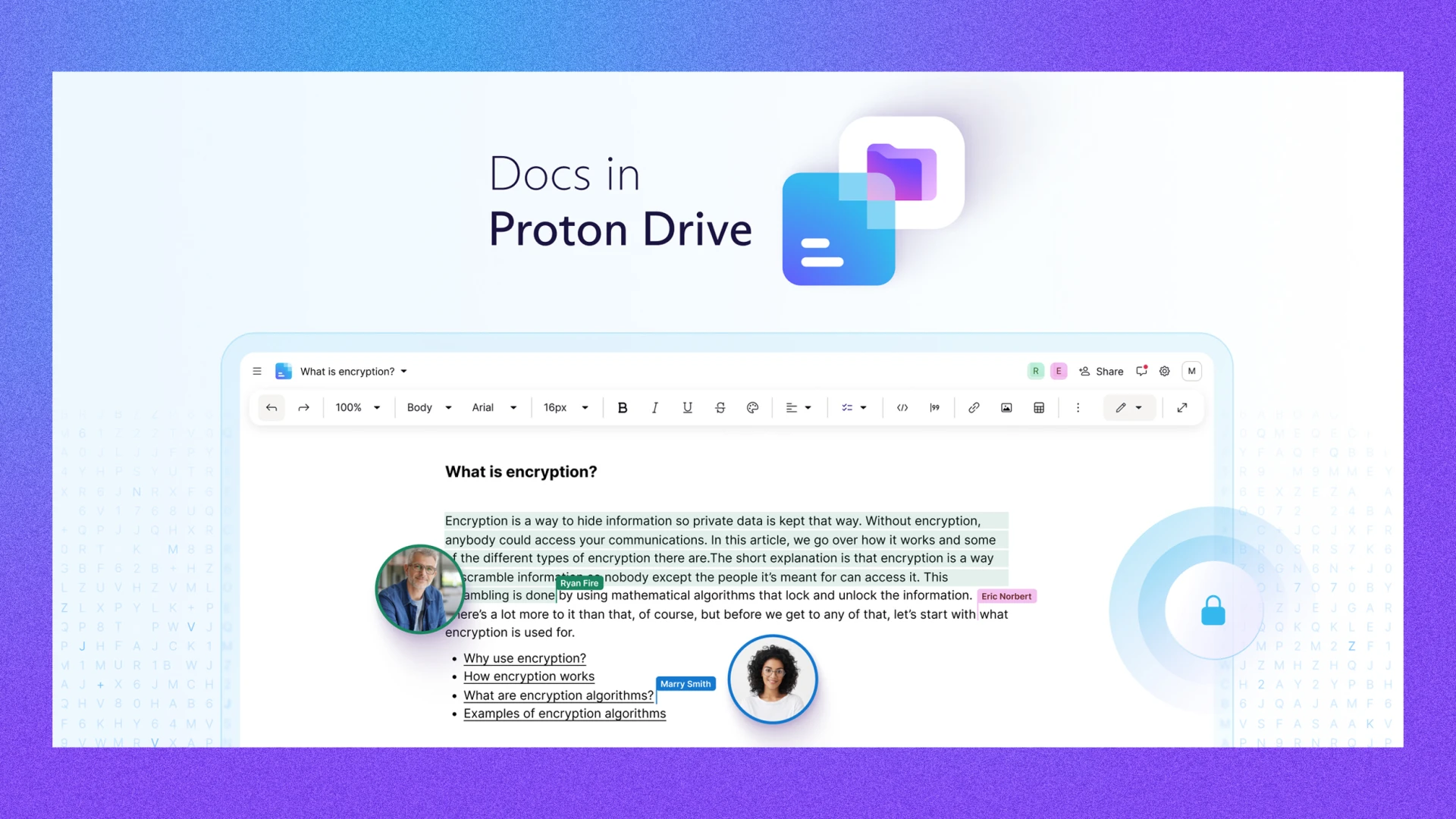 Proton's Google Docs clone is here - Fast Company