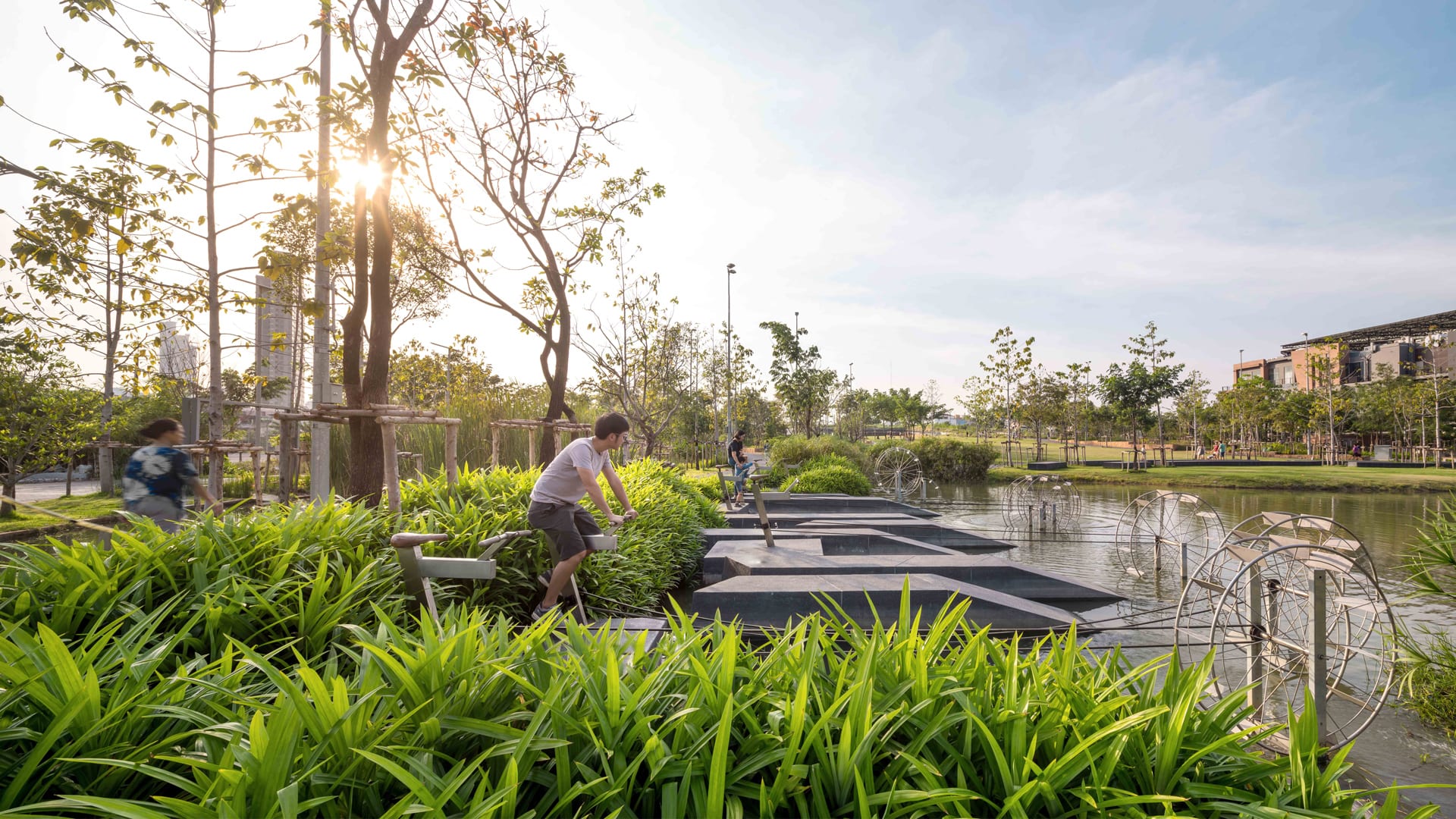 This new park is designed for a future of flooded cities