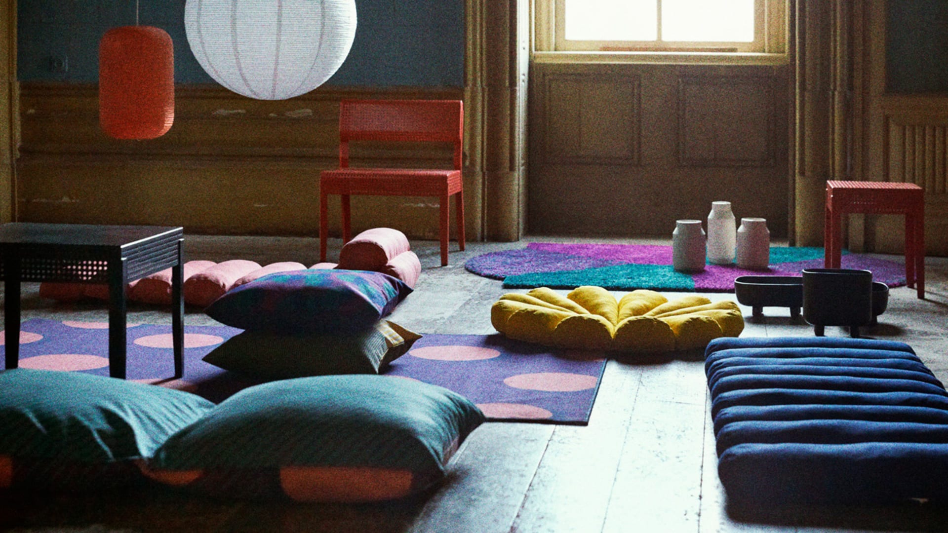 Ikea’s extremely chill new collection just hangs out on the floor