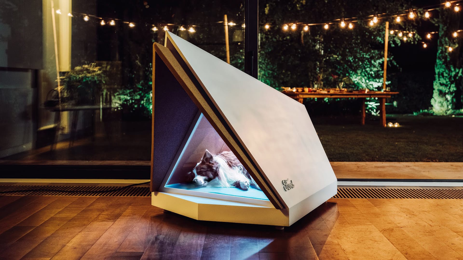 This noise-canceling dog house is perfect for pups who hate thunder