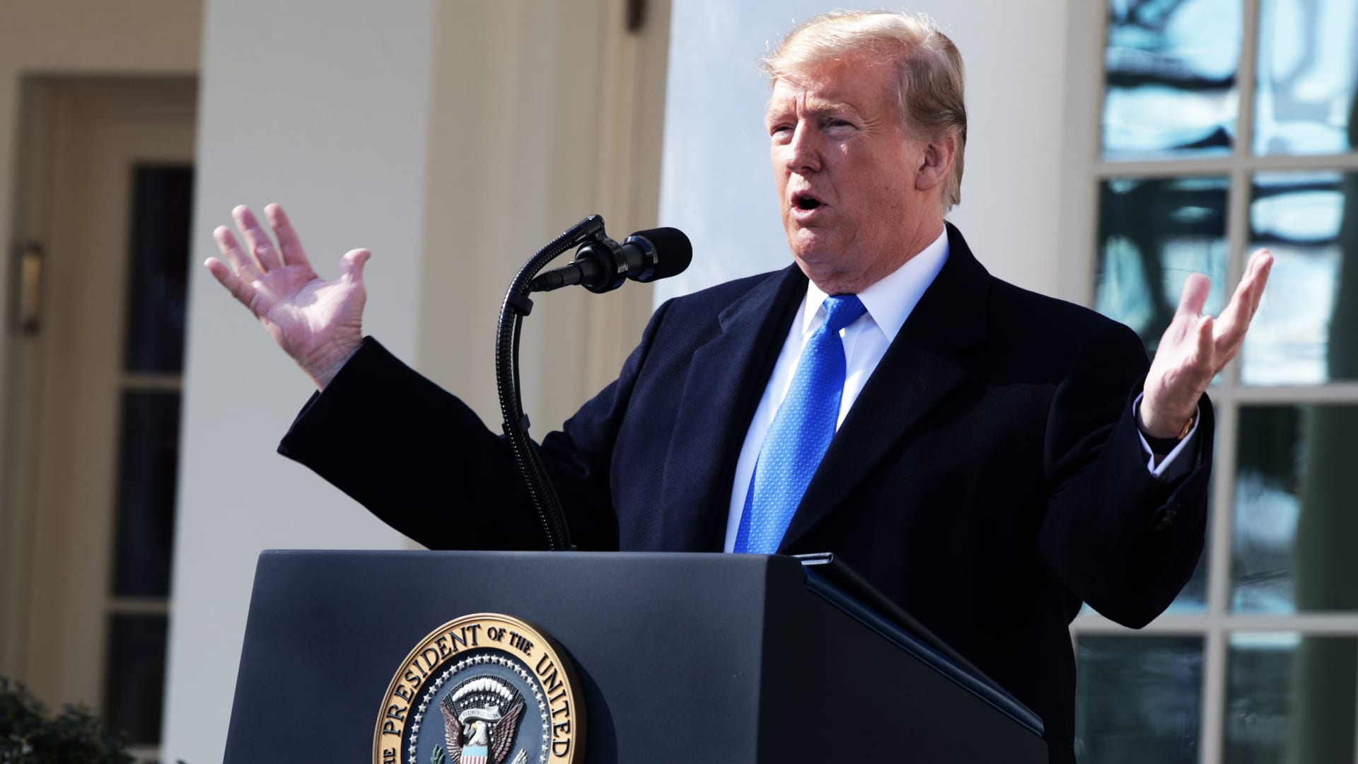 Trump admits “I didn’t need to do this” during national emergency speech