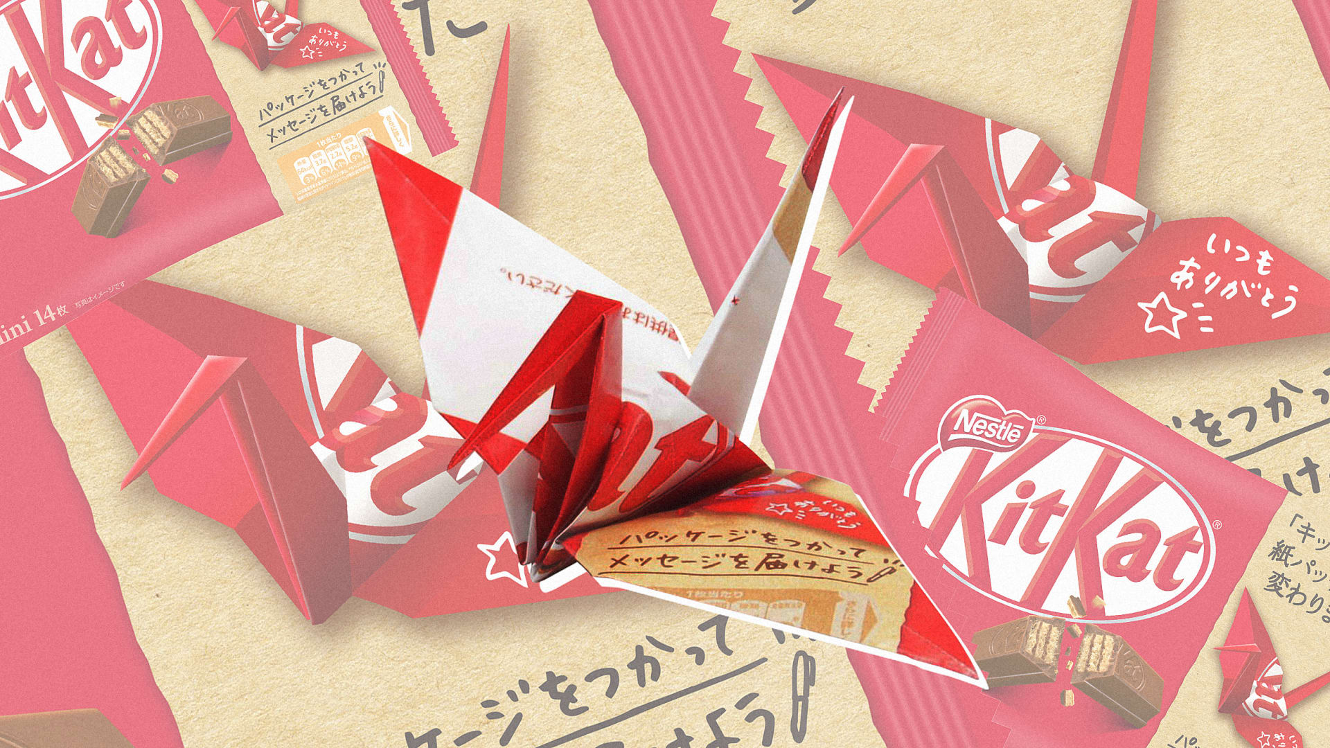 KitKat is ditching plastic packaging for paper you can turn into origami