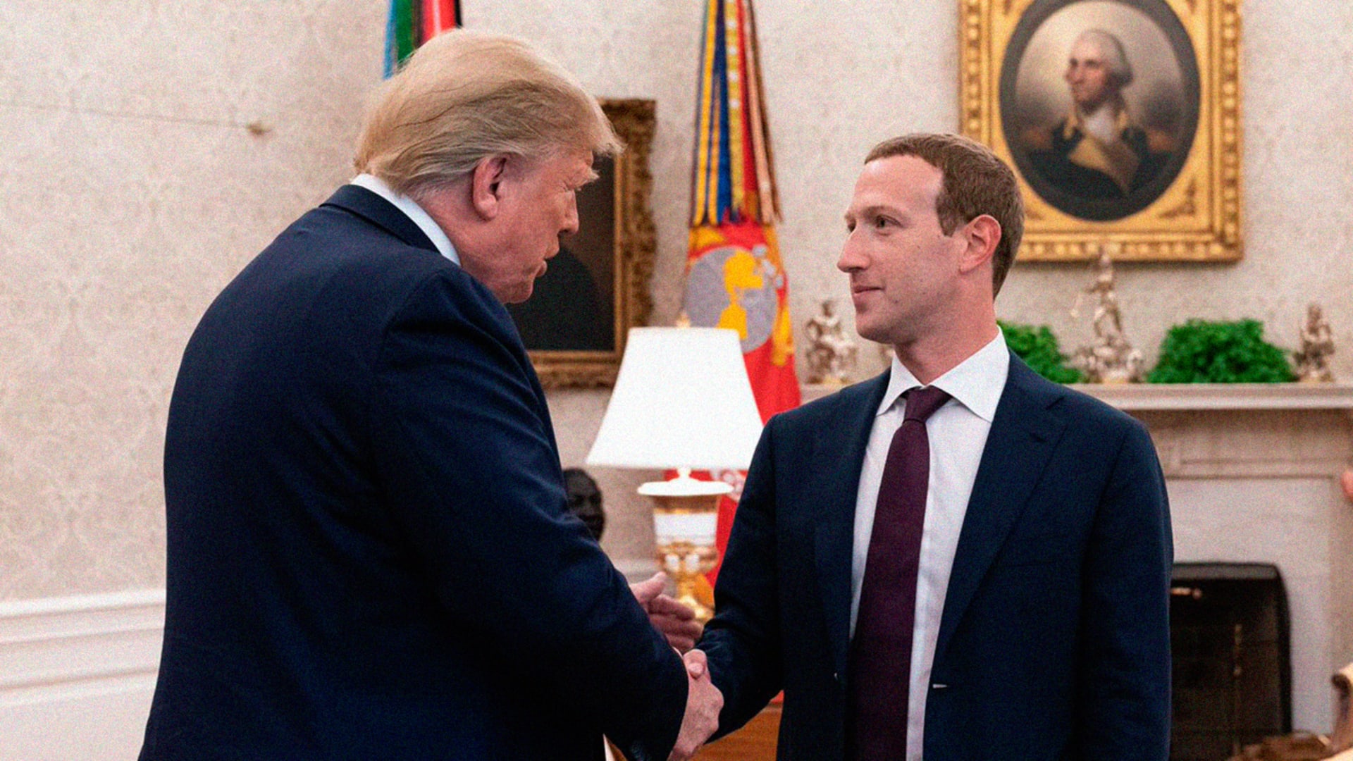 Trump met with Mark Zuckerberg at the White House and posted about it . . . on Twitter