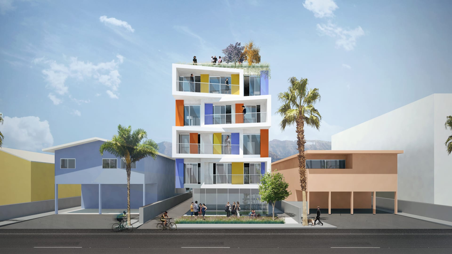 This kit of parts is designed to build cheaper, faster affordable housing on small urban lots