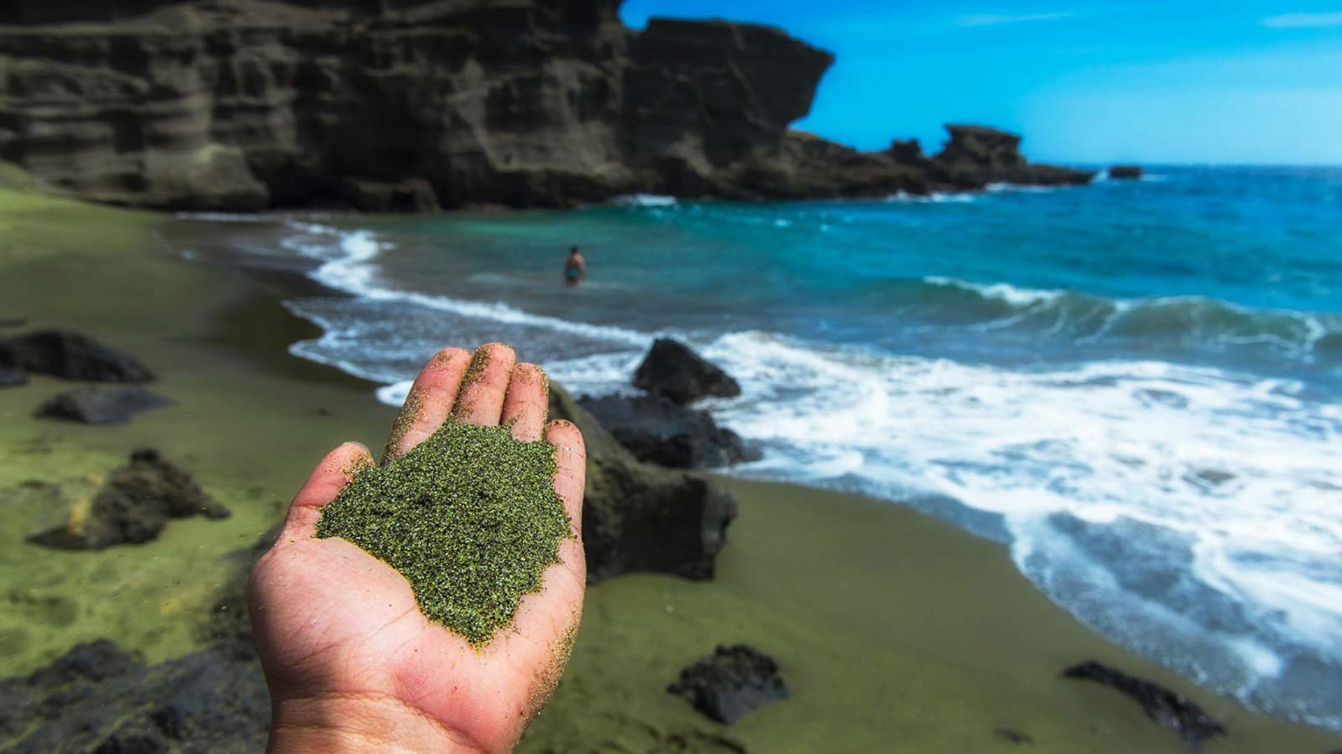 Ever been to a green sand beach? The newest geohack to fight climate change