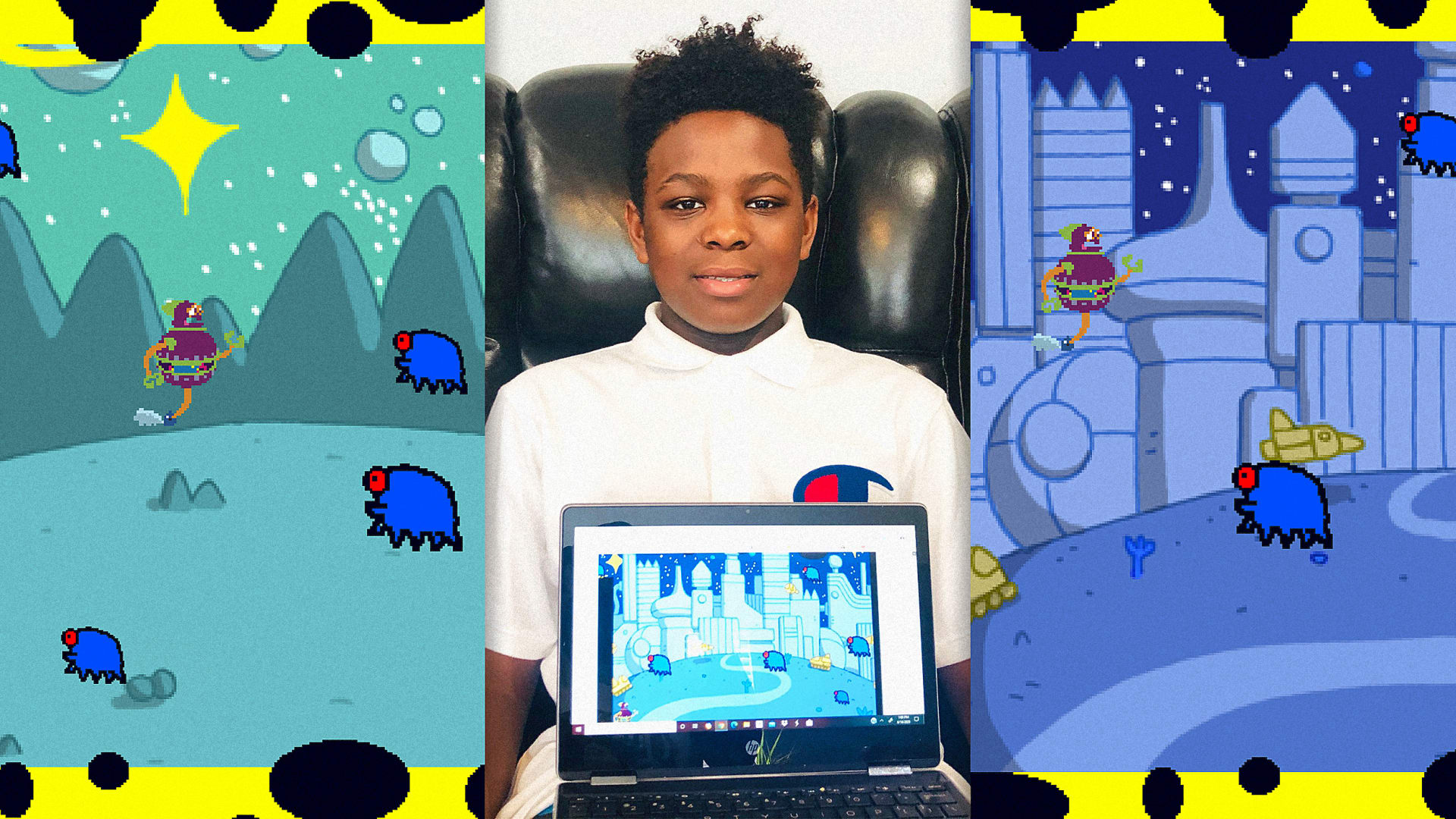 This sixth grader reinvented a classic video game to combat the stress of COVID-19