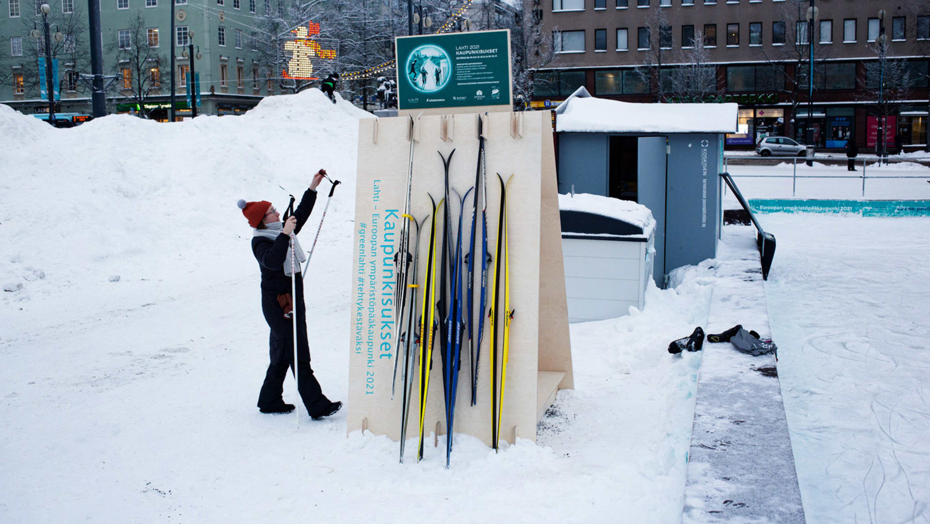 This Finnish city just launched the world’s first urban ski-sharing program