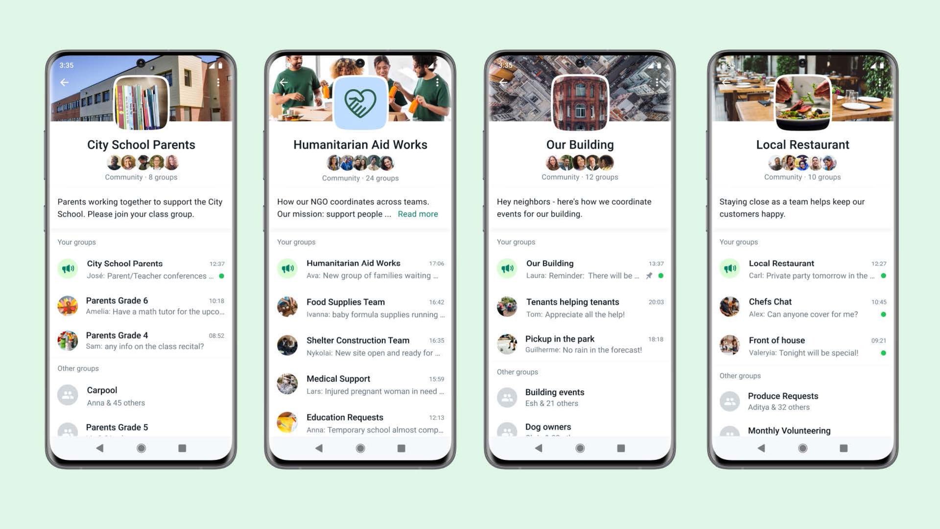 WhatsApp’s new ‘Communities’ feature is like a messaging-based social network