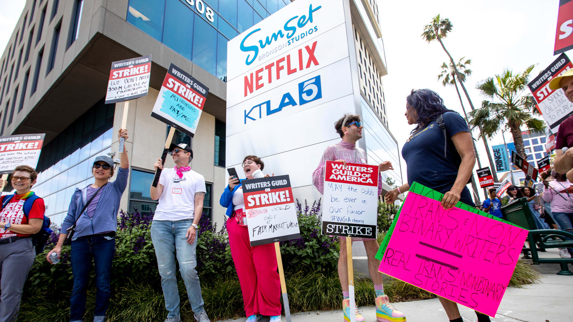 How much is the writers’ strike costing?