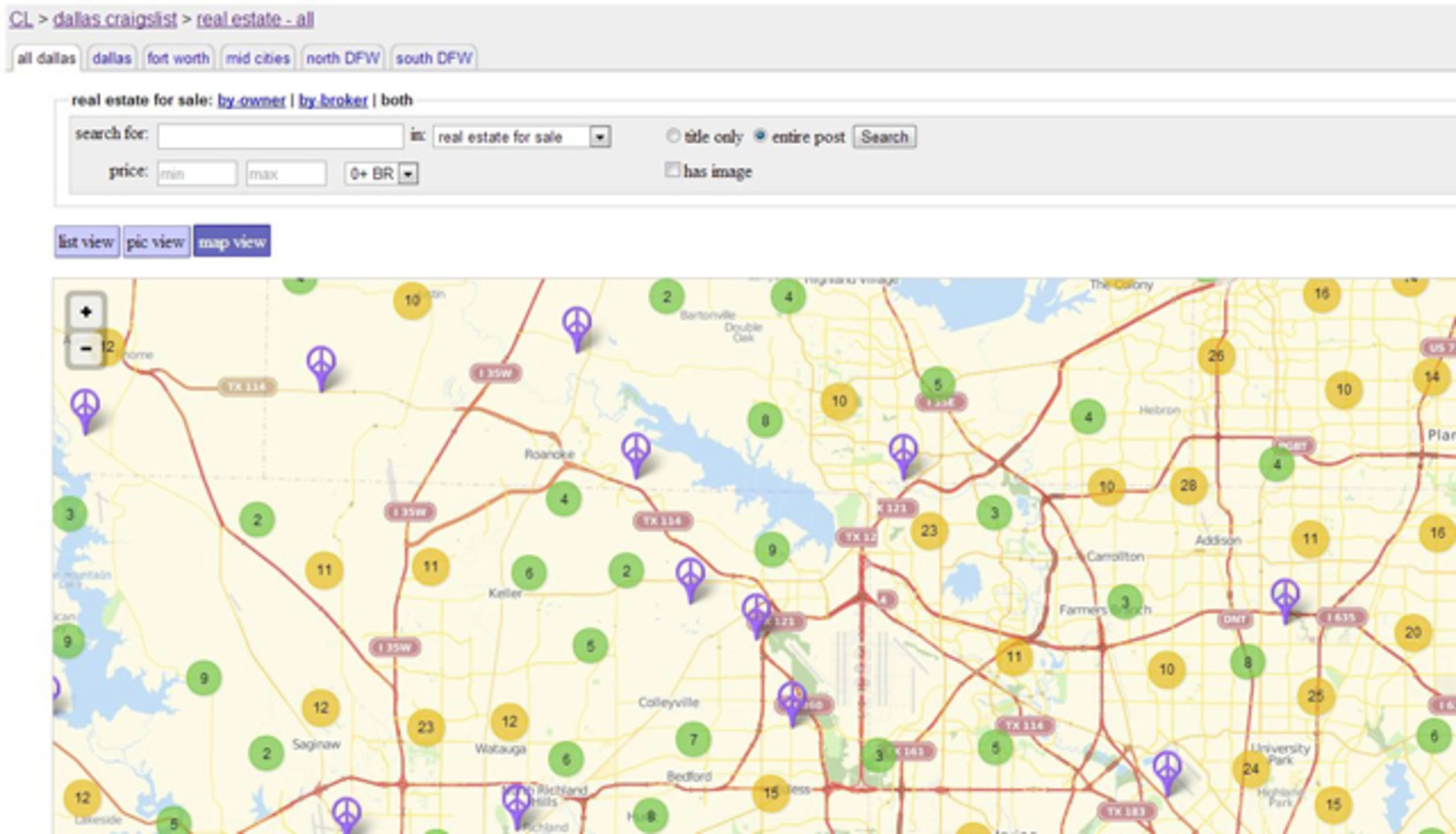 Fixed Connections! New Maps Make Craigslist Transactions Easier - Fast  Company