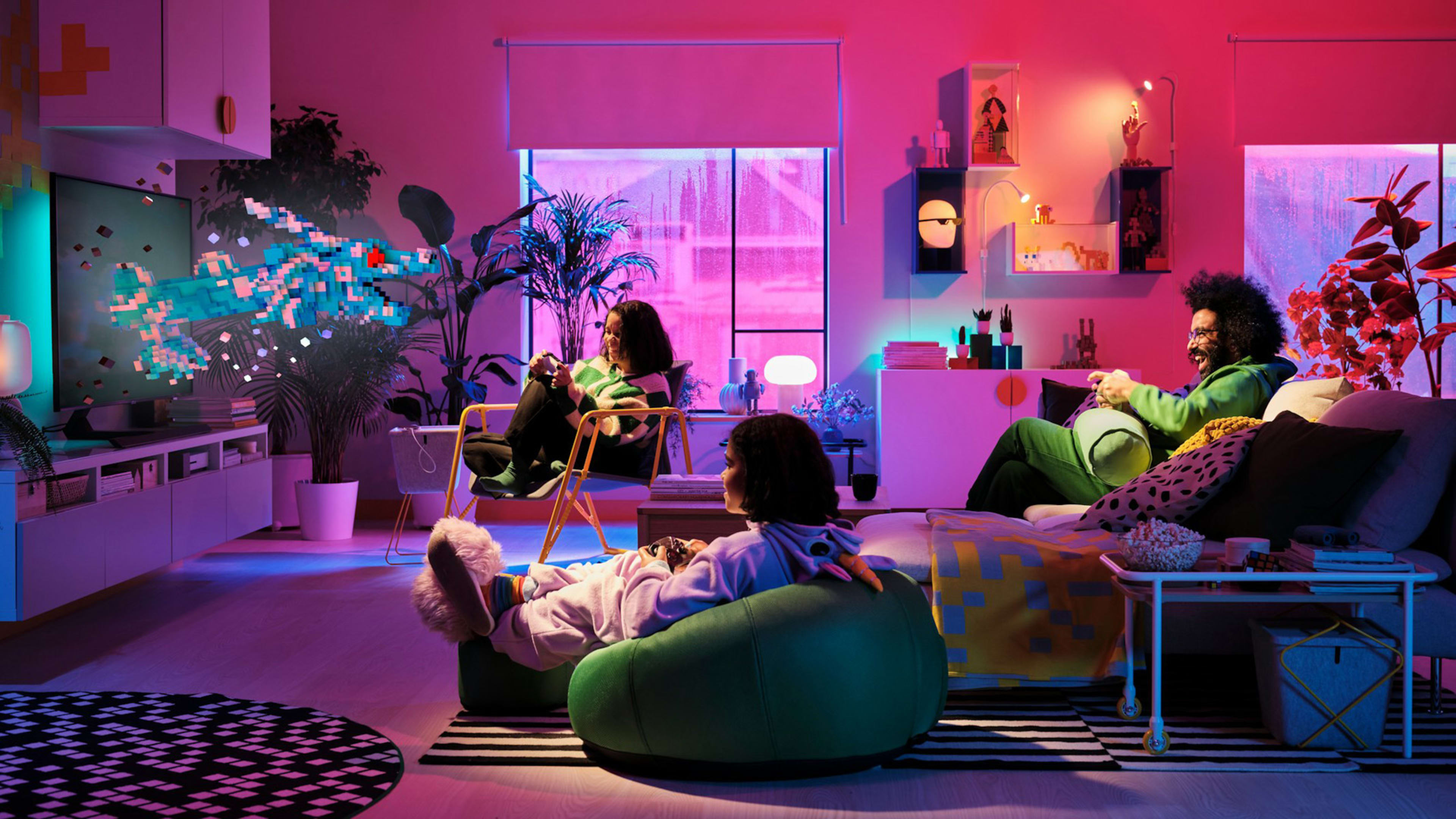 Ikea’s new gaming furniture is bright, flexible, and inflatable