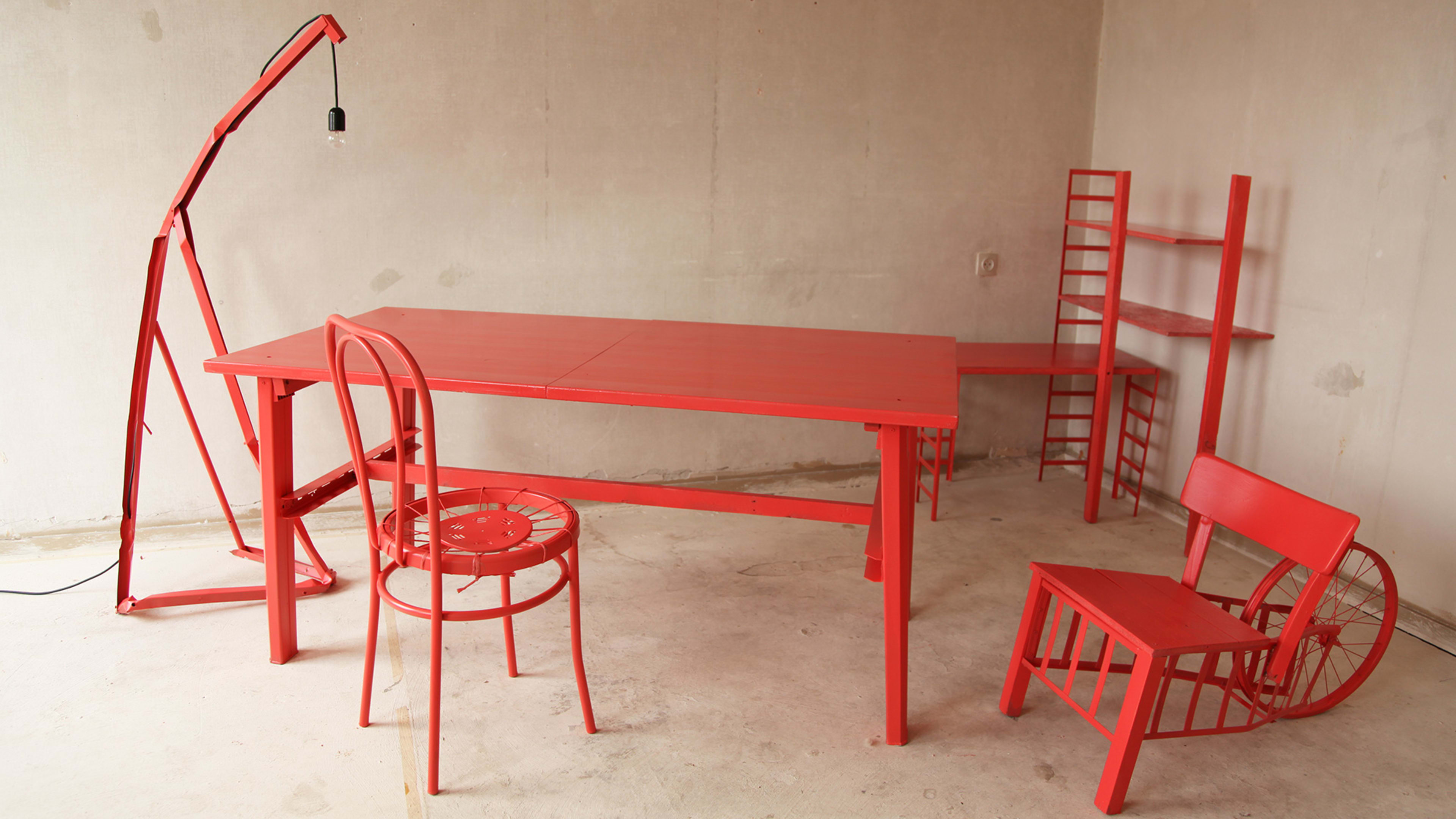 Nomadic Designer Makes Cool Furniture From Trash