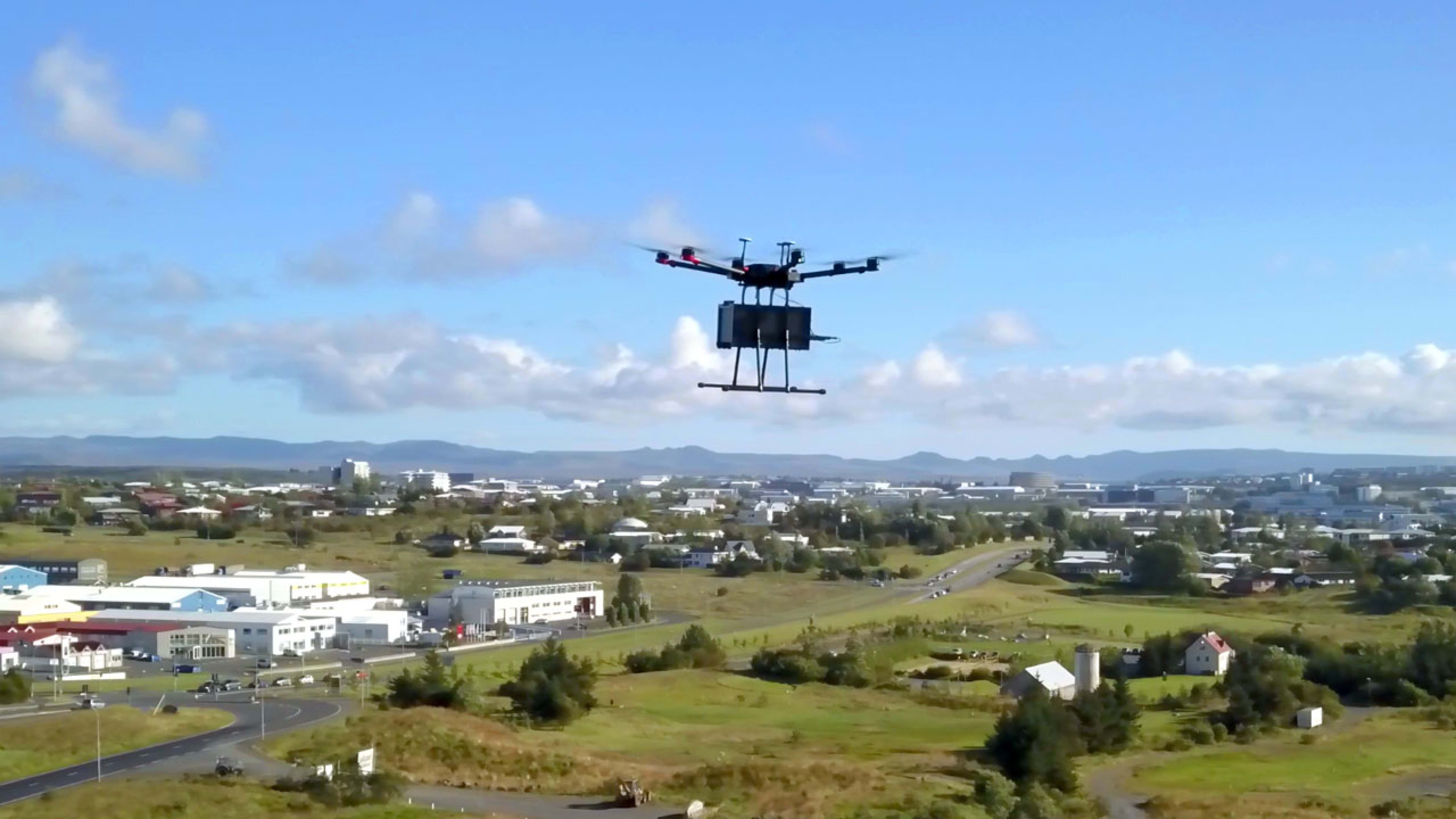 Flying food comes to Iceland with a fully operational drone delivery system