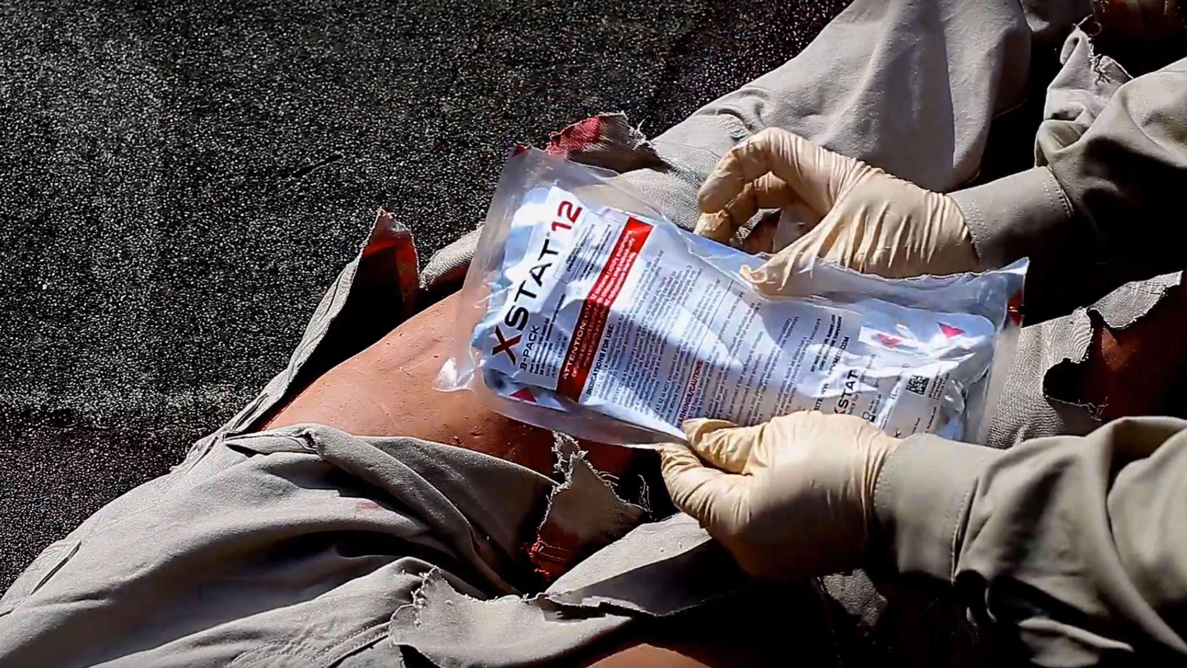 The FDA cleared this syringe for quickly plugging gunshot wounds in the arms and legs