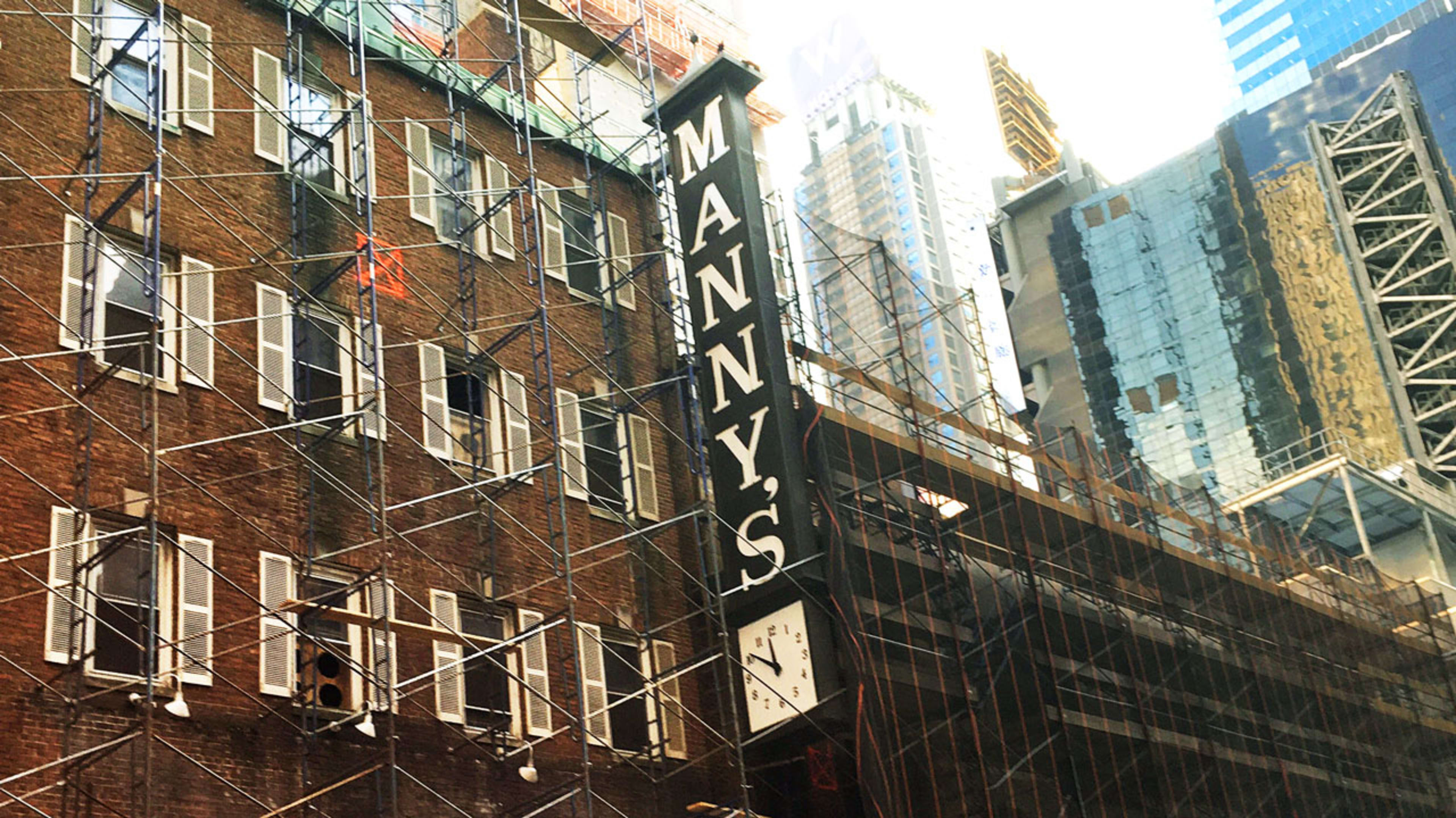 RIP Manny’s: A big piece of NYC music history was just cleared for demolition