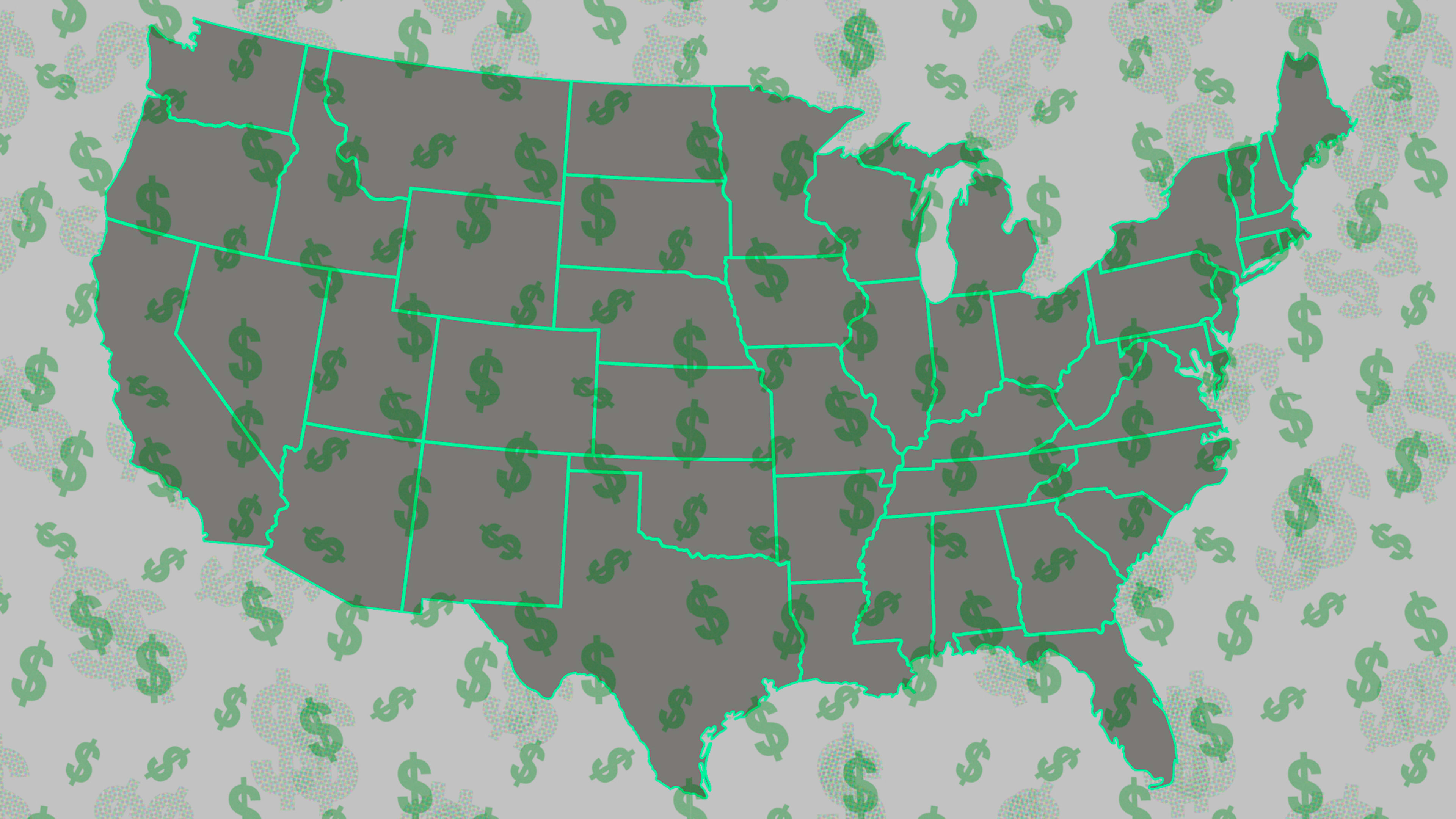 This map shows the largest individual political donor in each state