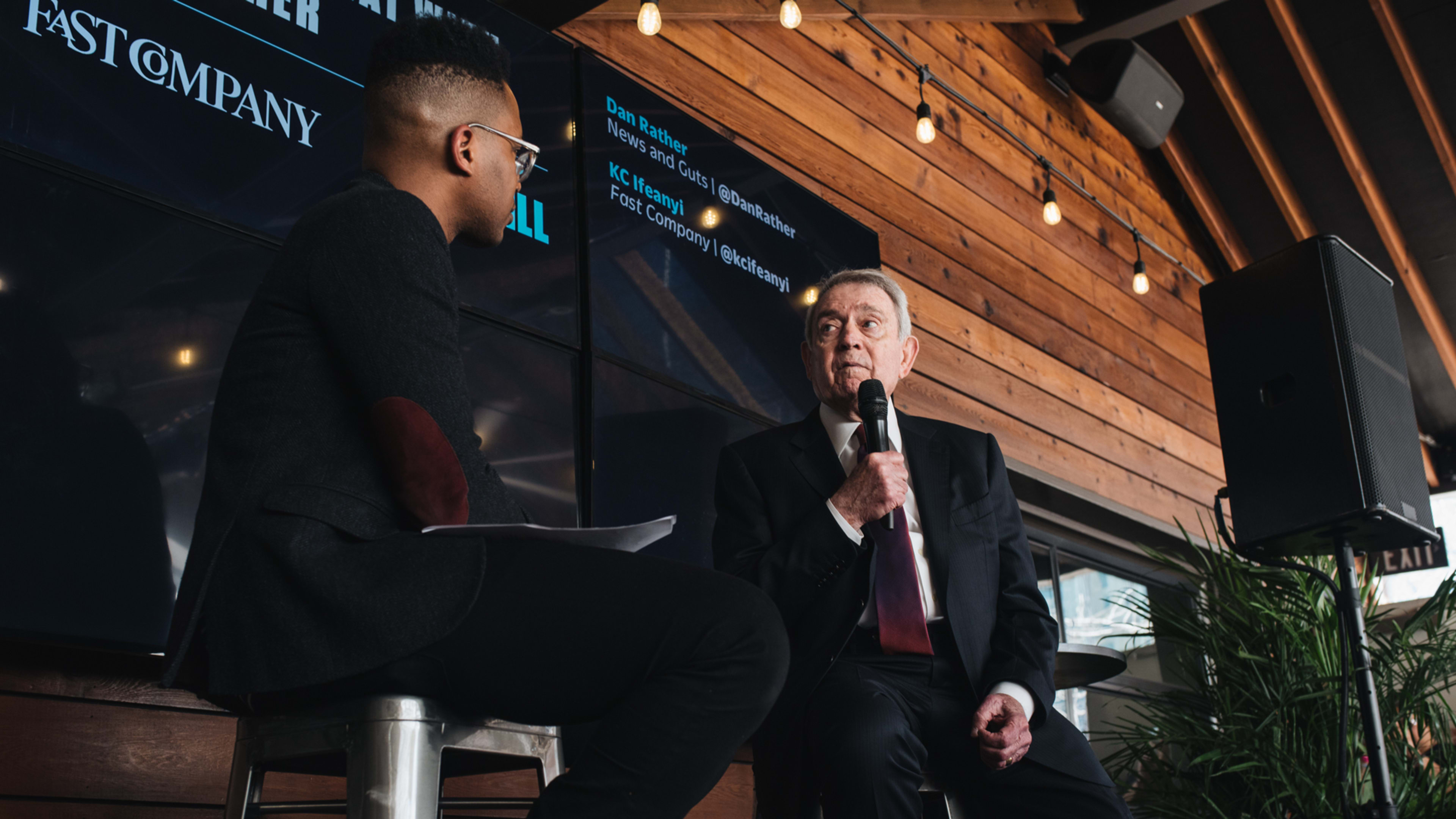 We need Dan Rather’s rousing speech on our divided country right now