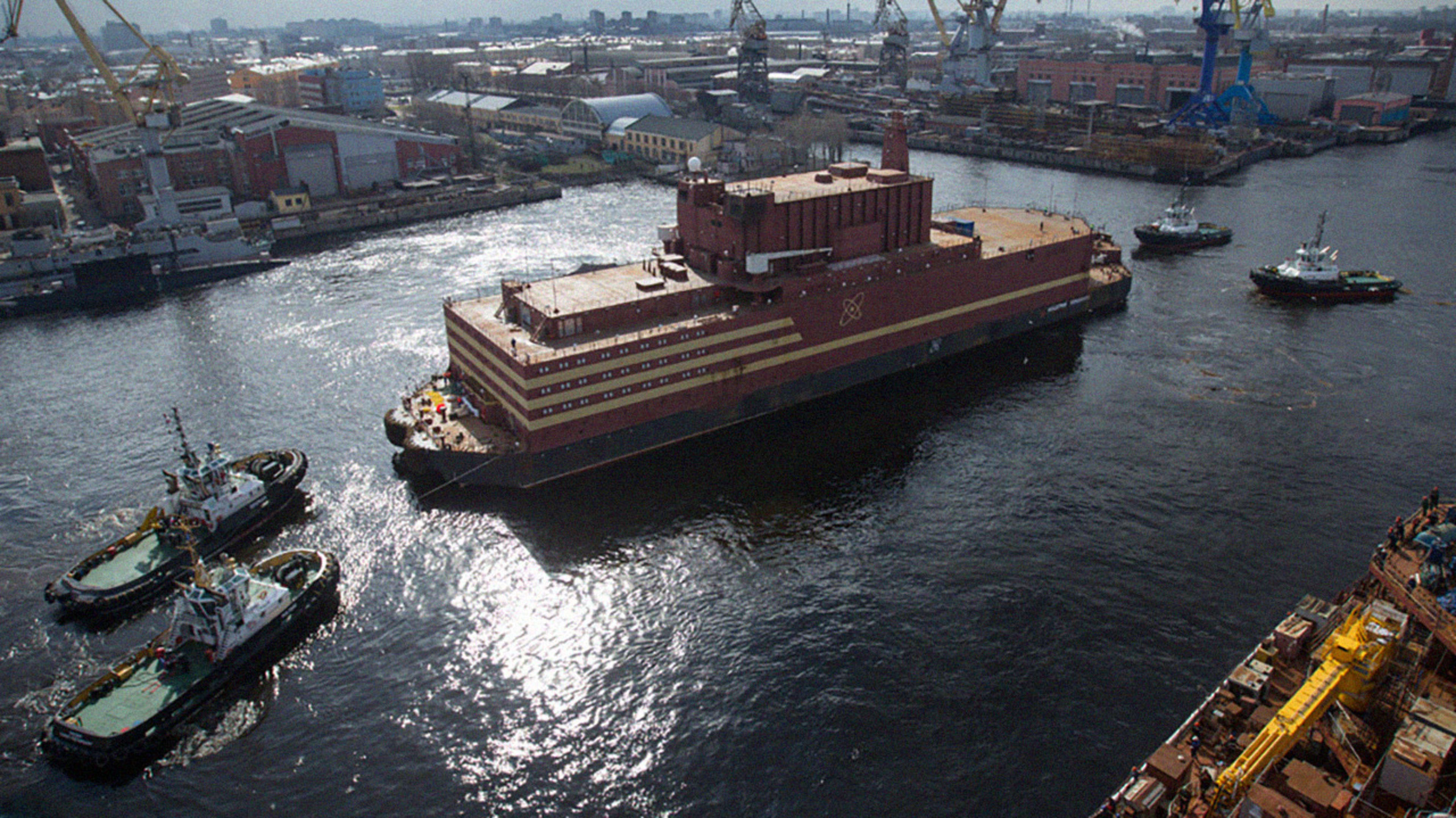 Russia just launched the world’s first floating nuclear power plant