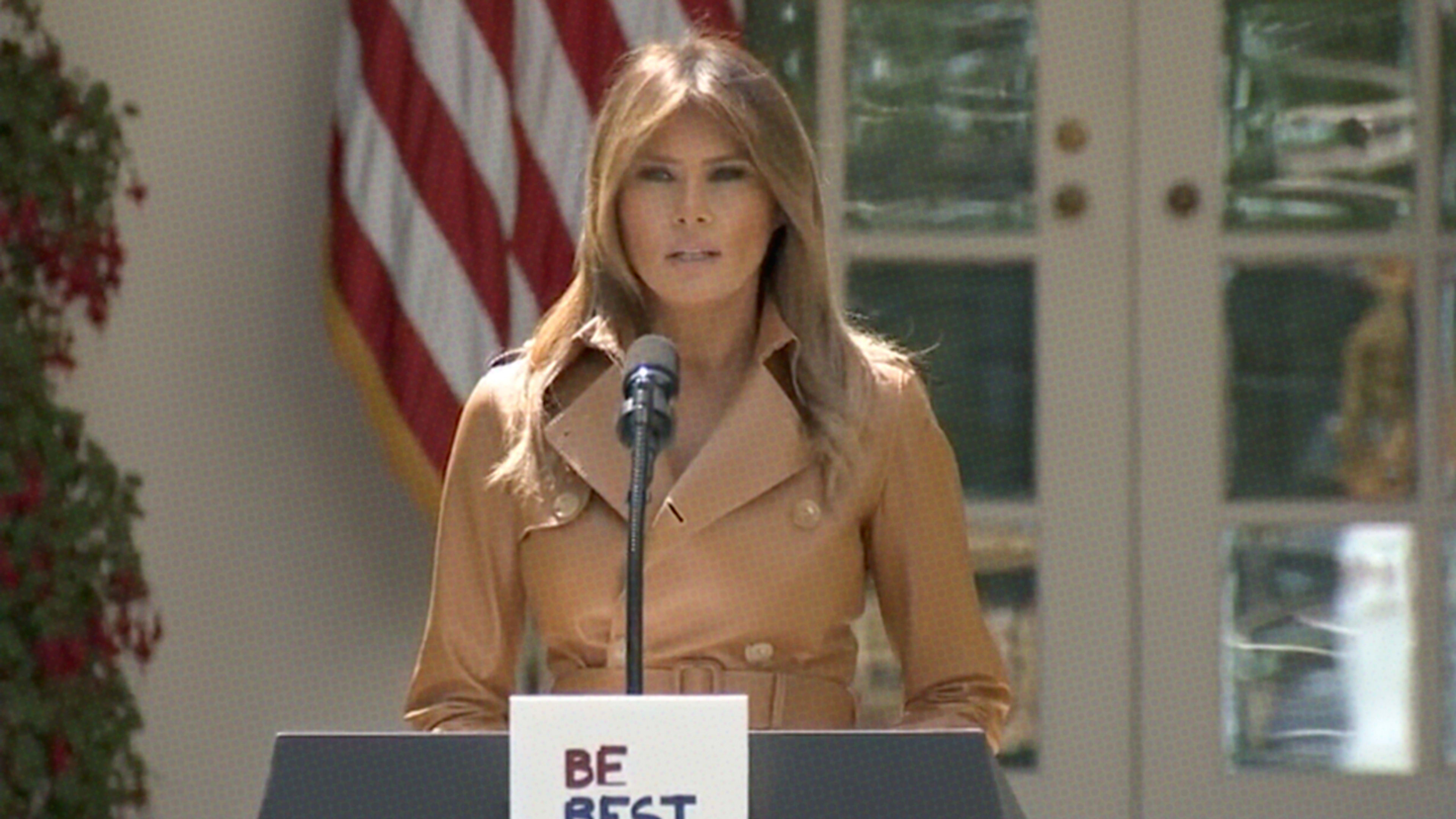 Melania Trump unironically announces cyberbullying campaign