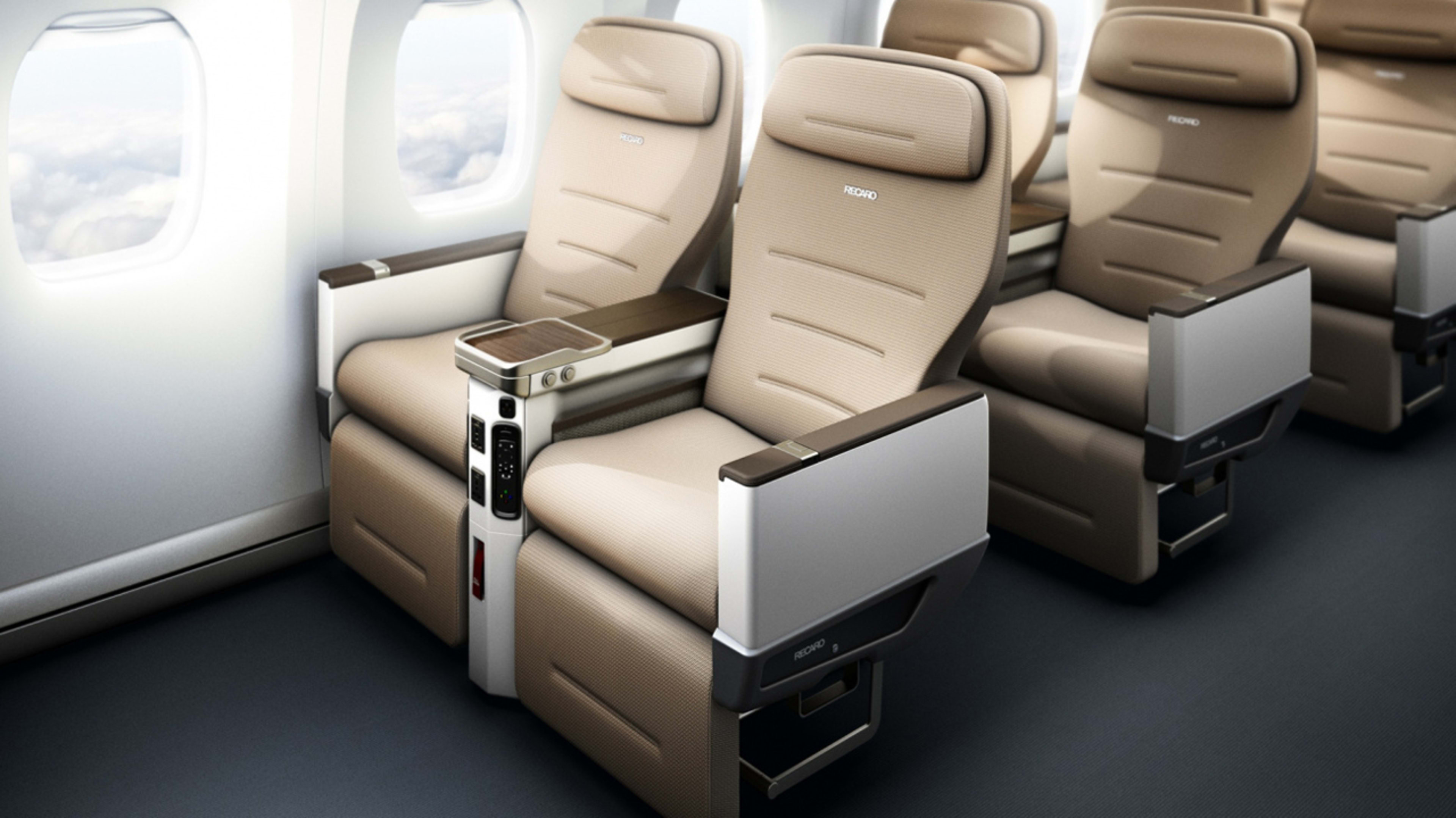 Self-cleaning airplane seats are coming (but only for business class)
