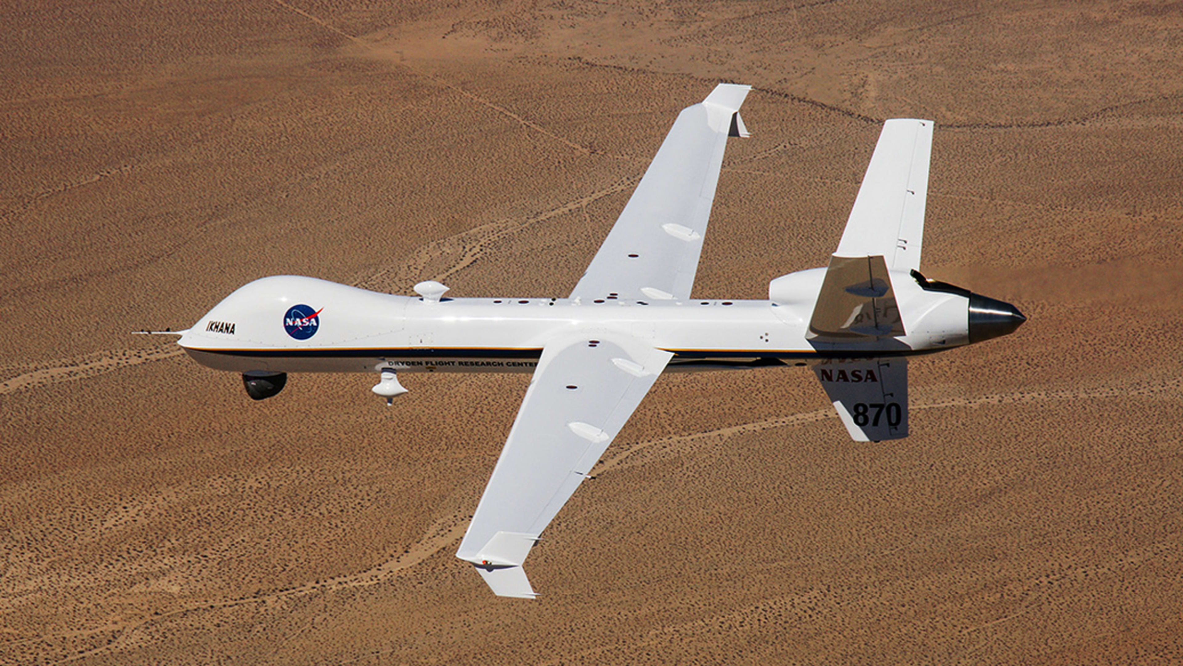 In a first, NASA’s Predator drone flew solo in US commercial airspace