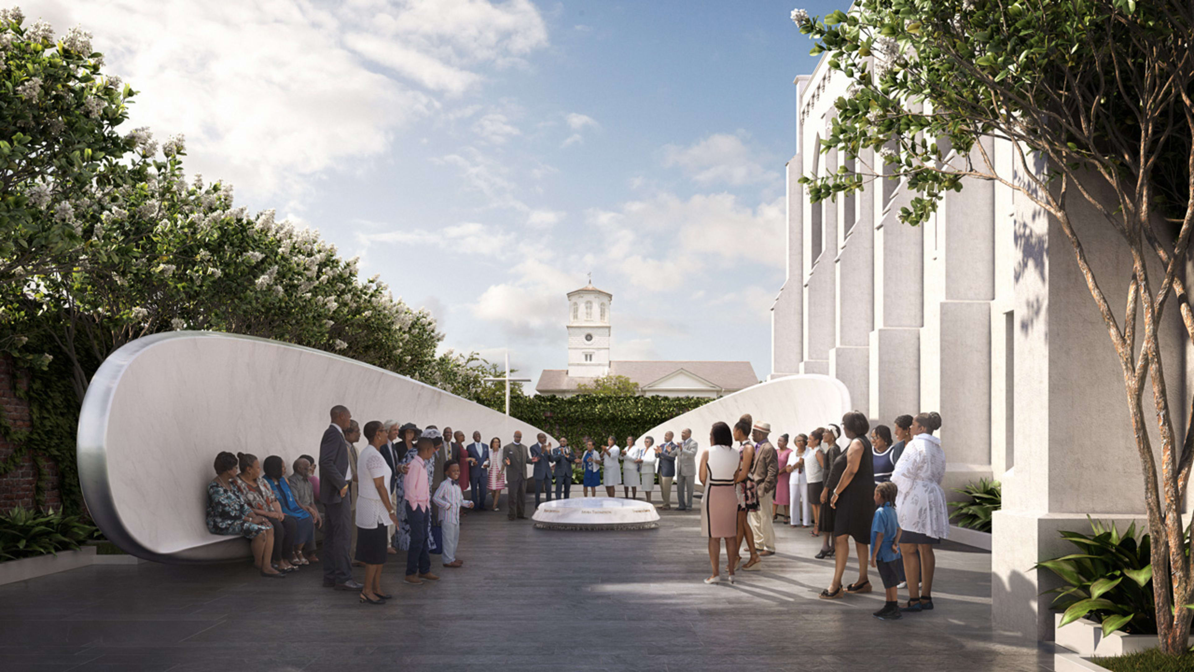 First look: A memorial to the victims of the Charleston massacre
