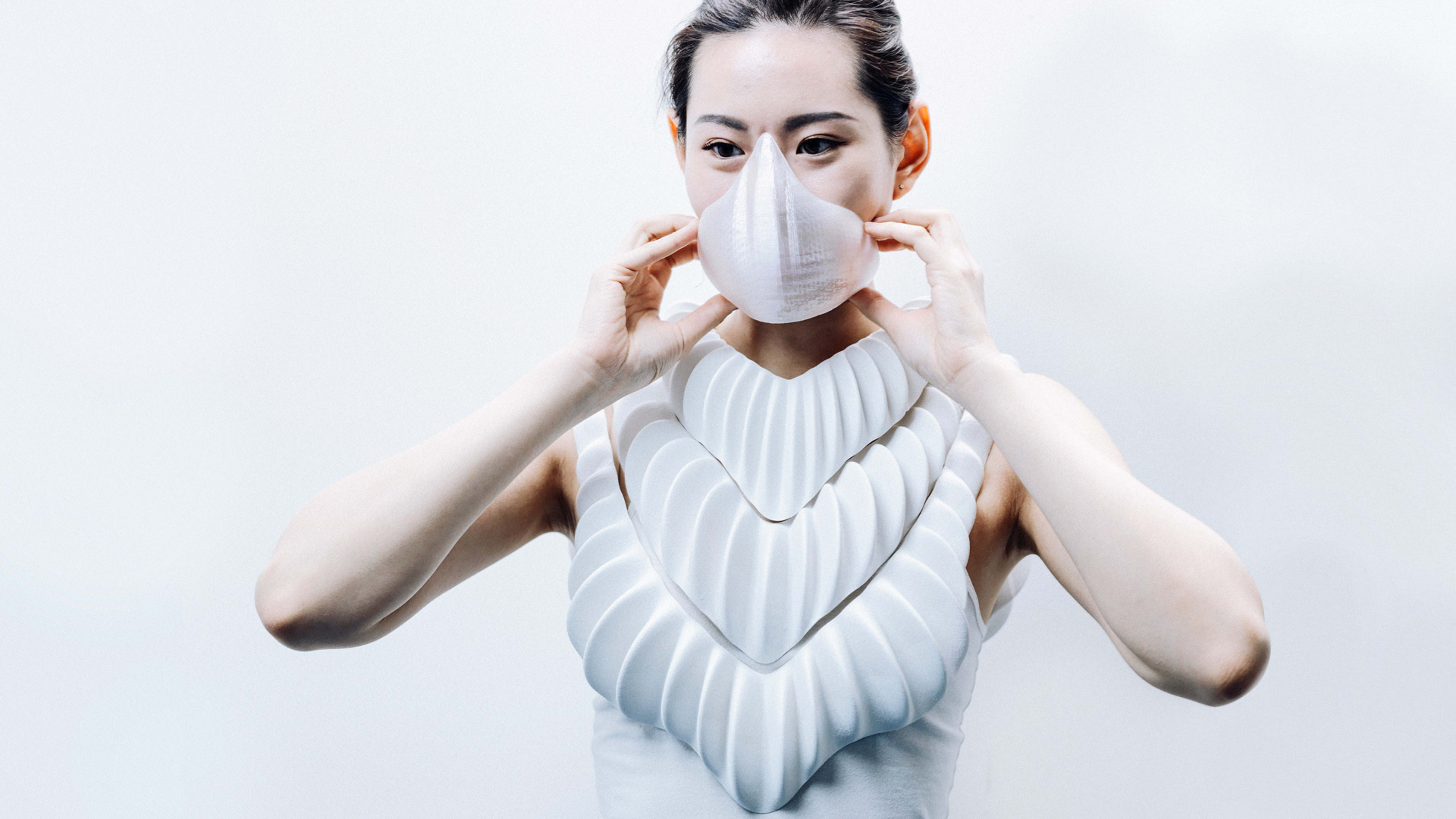 Amphibio is a 3D-printed shirt that lets you breathe underwater