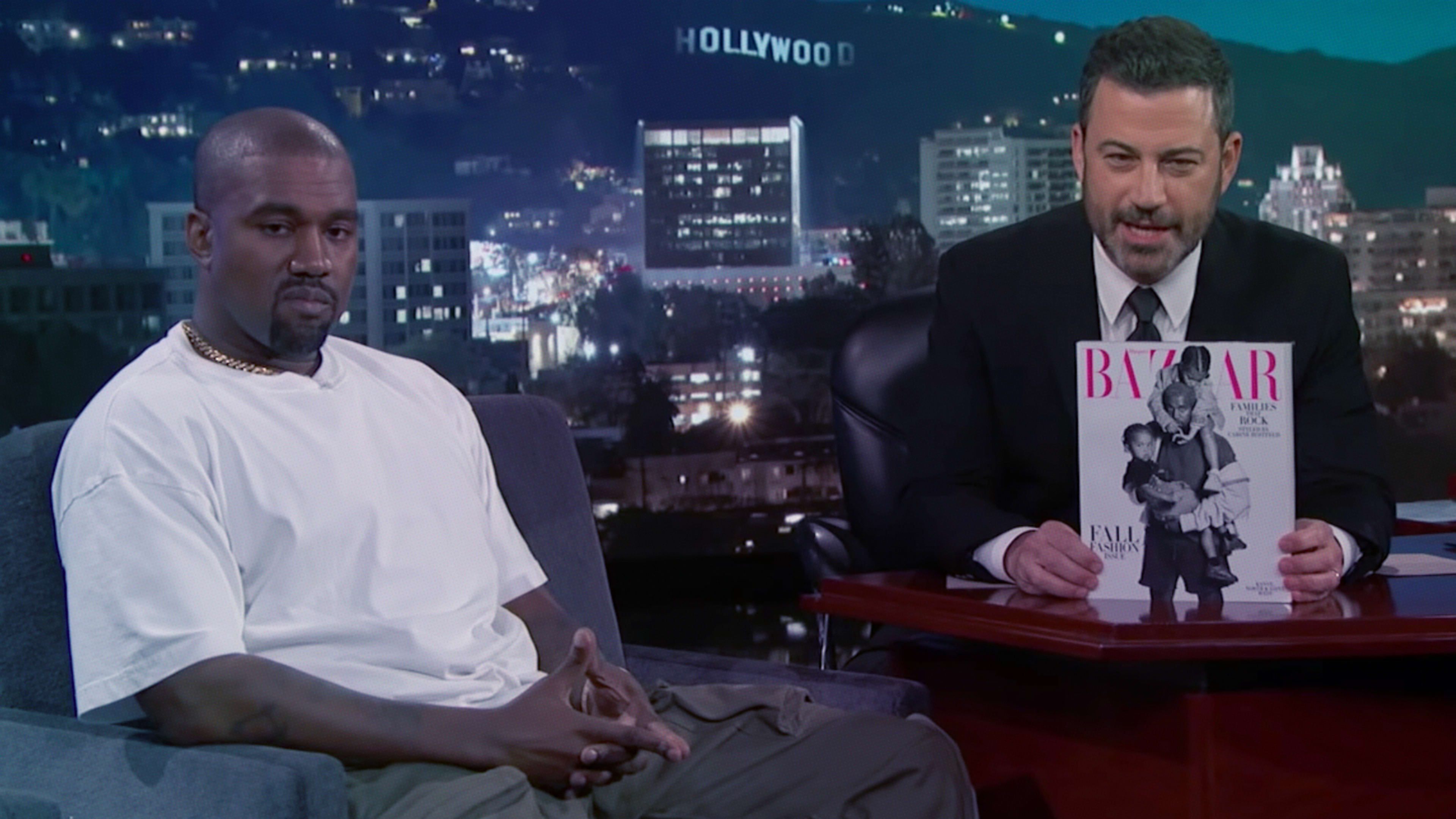 Kanye couldn’t answer this question from Jimmy Kimmel about Trump