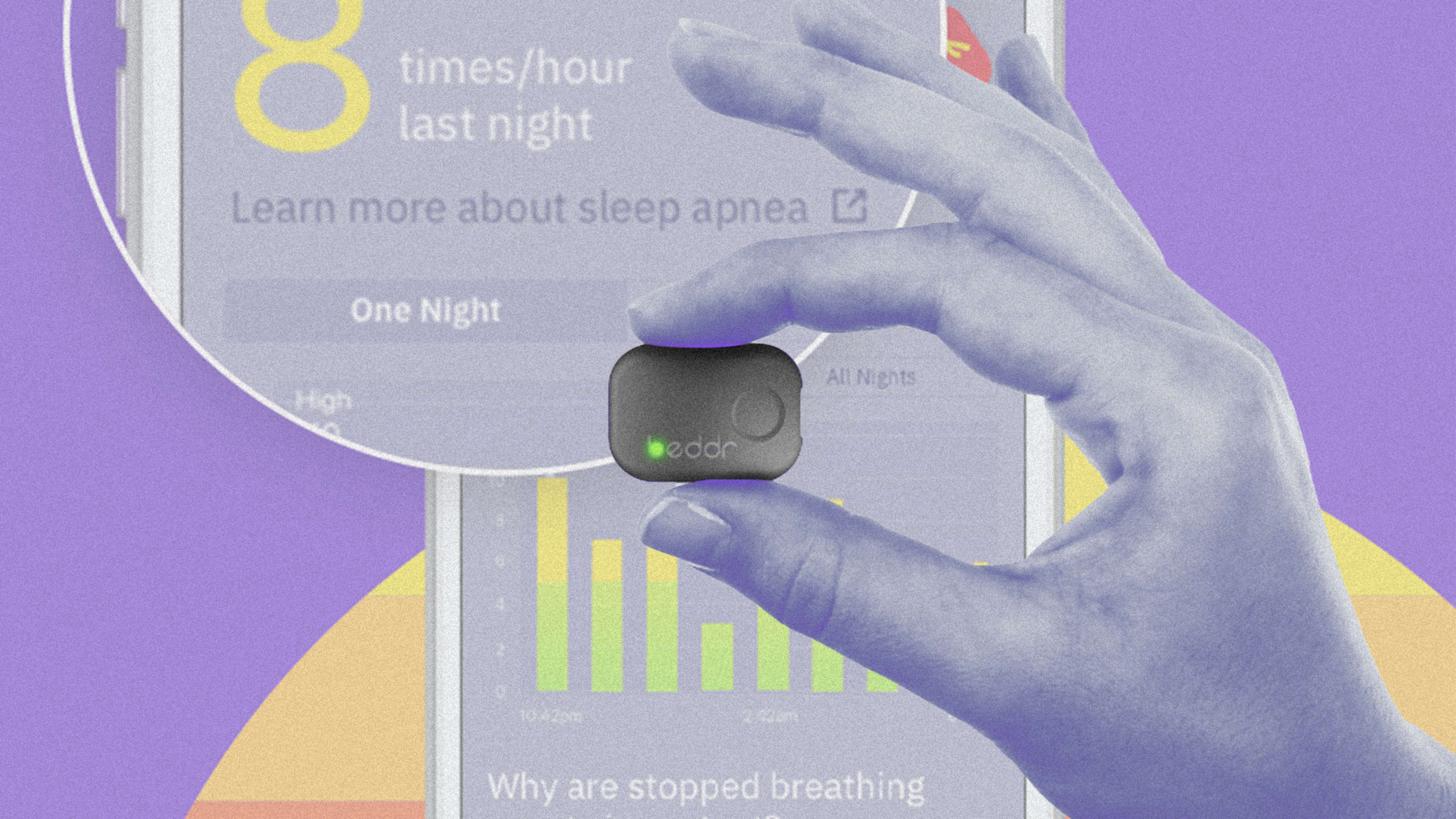 This tiny wearable sticks to your forehead to measure your sleep
