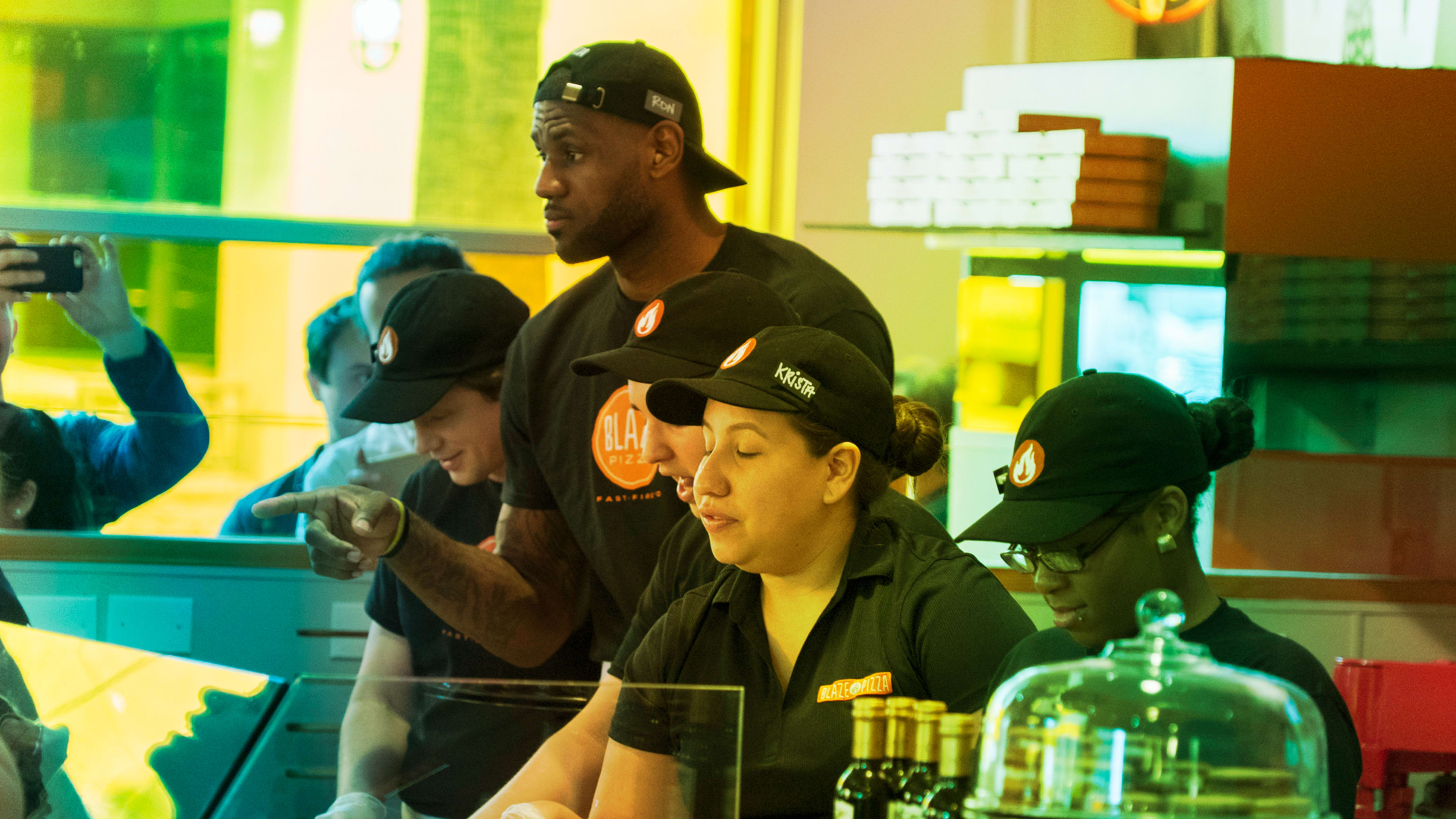 LeBron James on Blaze Pizza and how it’s the key to understanding his own brand strategy