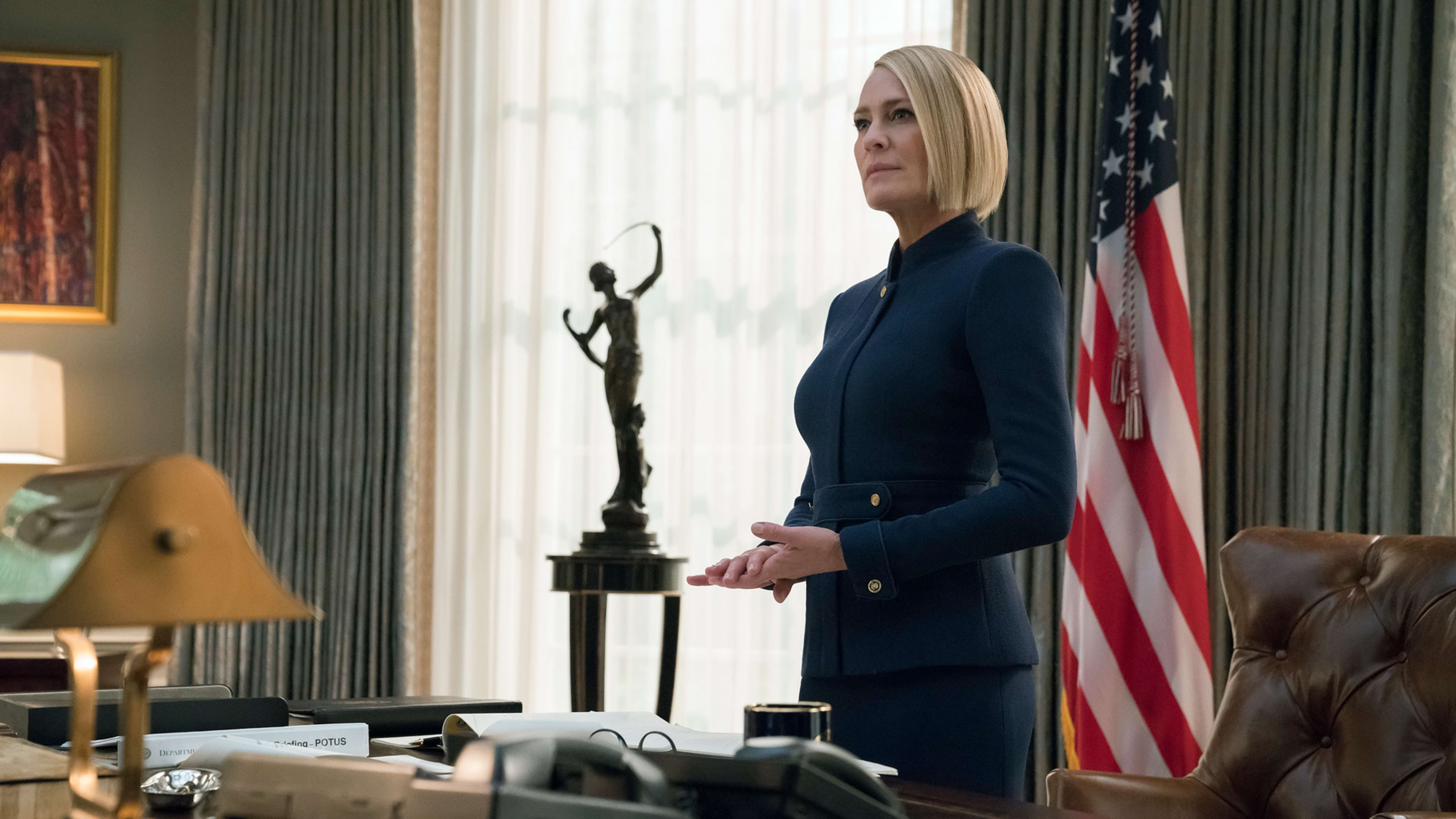 Final “House of Cards” season goes all in, borrows from our insanely awful reality