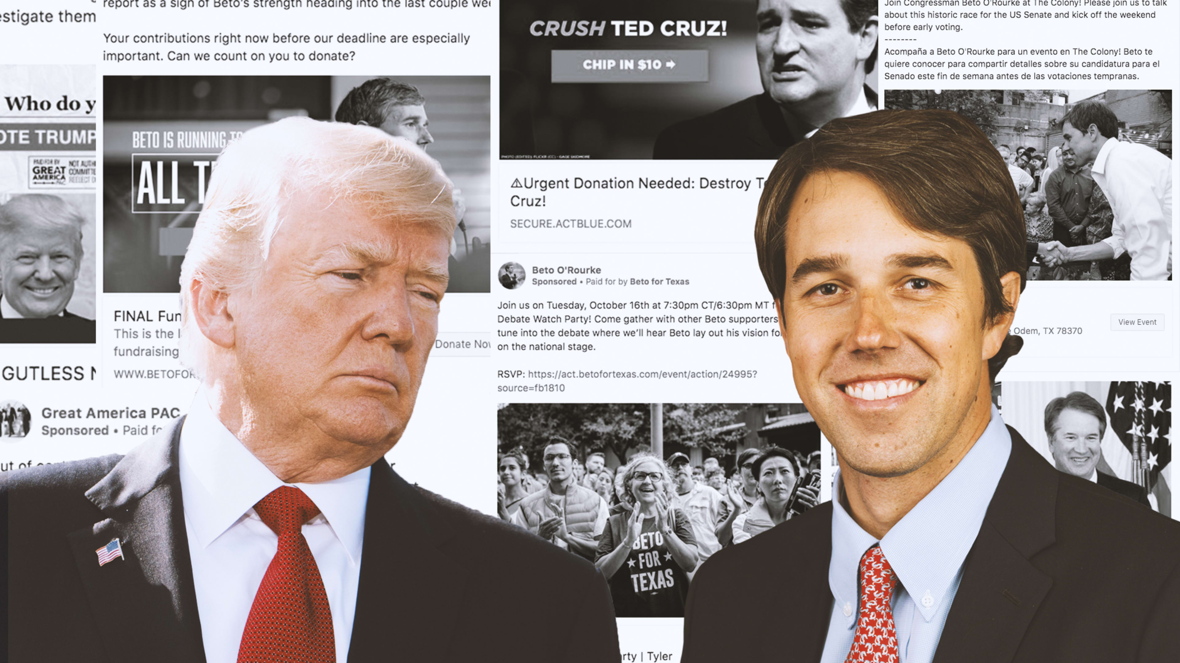 How Trump, O’Rourke, and the GOP lead the online political advertising race